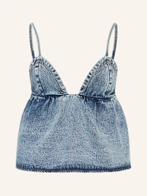 By Aylin Koenig Top Jeansowy Hilda blau