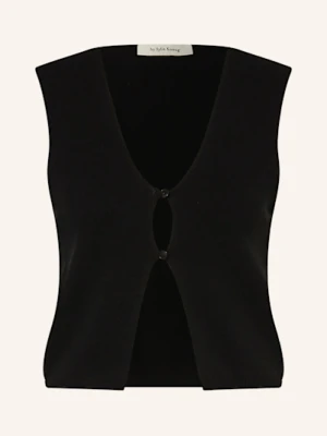 By Aylin Koenig Top Z Dzianiny Heidi schwarz