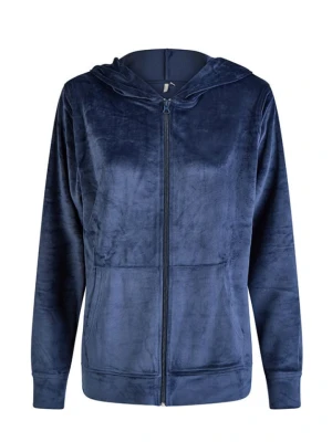 by Louise 2-częściowy zestaw dresowy w kolorze granatowym rozmiar: L