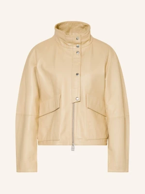 By Malene Birger Kurtka Skórzana Suzanne beige