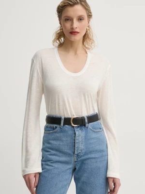 By Malene Birger longsleeve z domieszką lnu AMALOU