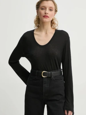By Malene Birger longsleeve z domieszką lnu AMALOU
