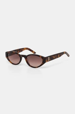 By Malene Birger okulary przeciwsłoneczne MYLA damskie kolor brązowy Q71712004Z