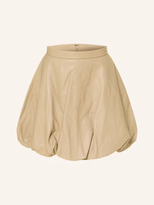 By Malene Birger Spódnica Skórzana Brey beige