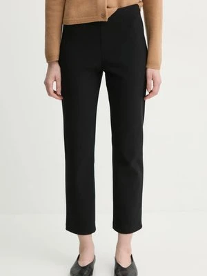 By Malene Birger spodnie VILEA. damskie kolor czarny dopasowane high waist Q70354003Z