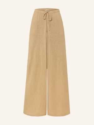 By Malene Birger Spodnie Z Dzianiny Piscata beige