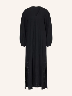 By Malene Birger Sukienka Lniana Louise schwarz GRANATOWY