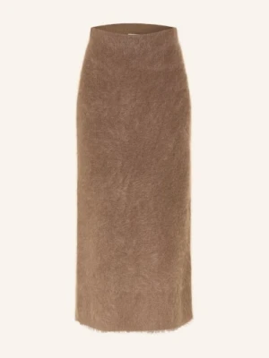 By Malene Birger Sukienka Z Dzianiny Estille Z Moheru braun