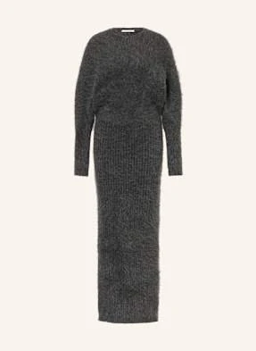 By Malene Birger Sukienka Z Dzianiny Gislaine Hairy Z Dodatkiem Moheru grau
