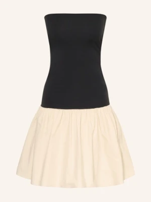 By Malene Birger Sukienka Z Odkrytymi Ramionami Marcia Z Dżerseju beige