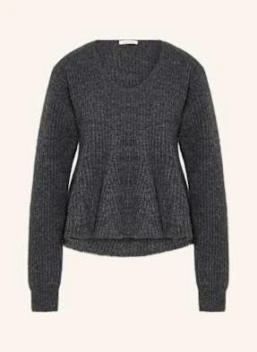 By Malene Birger Sweter Cova Z Dodatkiem Moheru grau