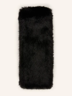By Malene Birger Szal Ze Sztucznego Futra Pella schwarz CZARNY