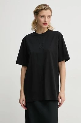 By Malene Birger t-shirt bawełniany FAYEH. damski kolor czarny Q72365007Z