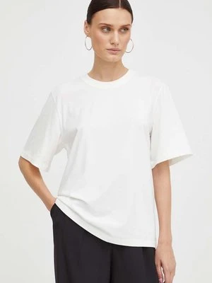 By Malene Birger t-shirt bawełniany kolor beżowy