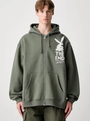 By Parra End the bunny bluza z kapturem męska bawełniana