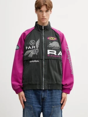 by Parra Owl meets rat kurtka przejściowa bawełniana męska