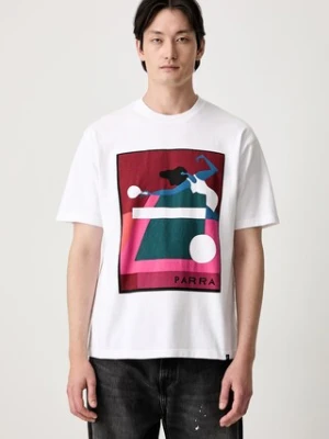 By Parra Ping ponged T-shirt męski bawełniany