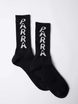 by Parra skarpetki Hole Logo Crew Socks męskie kolor czarny 51176