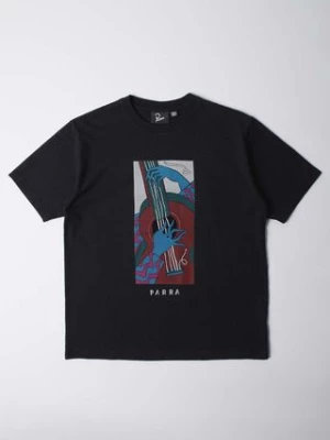 by Parra t-shirt bawełniany Cheap Strings męski kolor czarny z nadrukiem 52305