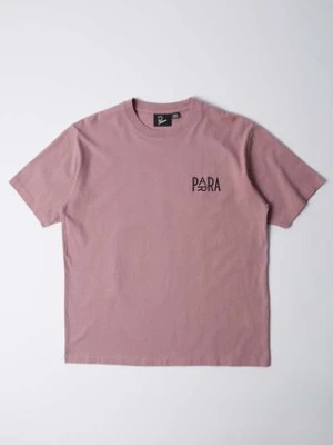 by Parra t-shirt bawełniany Furniture Sale męski kolor różowy z nadrukiem 52300