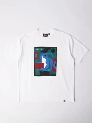 by Parra t-shirt bawełniany Room fever męski kolor biały 53510