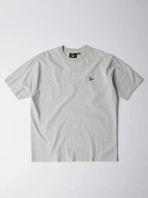by Parra t-shirt bawełniany Signature męski kolor szary melanżowy 54116