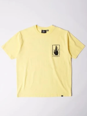by Parra t-shirt bawełniany Yoga discounts męski kolor żółty 53406