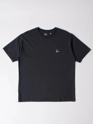 by Parra t-shirt Signature męski kolor granatowy gładki 54118