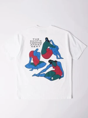 by Parra t-shirt The broken door męski kolor biały 53400
