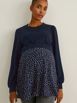 C&A Bluza ciążowa-styl 2 w 1, Niebieski, Rozmiar: XL