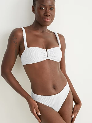 C&A Dół od bikini-średni stan-LYCRA® XTRA LIFE™, Biały, Rozmiar: 36