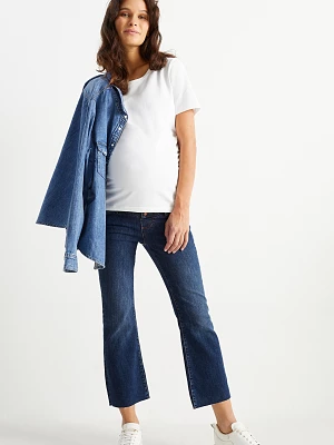 C&A Dżinsy ciążowe-bootcut jeans-LYCRA®, Niebieski, Rozmiar: 38