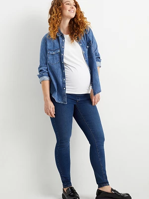 C&A Dżinsy ciążowe-jegging jeans, Niebieski, Rozmiar: 34