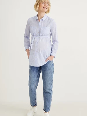 C&A Dżinsy ciążowe-tapered jeans-LYCRA®, Niebieski, Rozmiar: 48