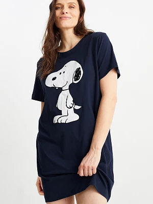 C&A Koszula nocna-Snoopy, Niebieski, Rozmiar: L