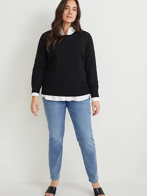 C&A Skinny Jeans-średni stan-One Size Fits More, Niebieski, Rozmiar: 56-60