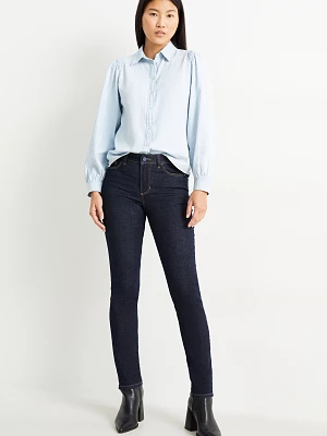 C&A Slim jeans-ciepłe dżinsy, Niebieski, Rozmiar: 40