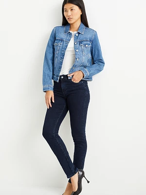 C&A Slim jeans-średni stan-dżinsy modelujące-LYCRA®, Niebieski, Rozmiar: 34