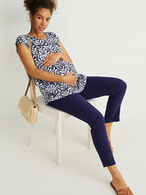 C&A Spodnie ciążowe-tapered fit, Niebieski, Rozmiar: 42