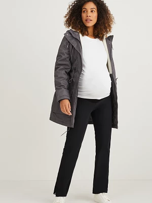 C&A Spodnie ciążowe z dżerseju, Czarny, Rozmiar: XL