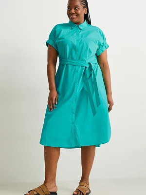C&A Sukienka koszulowa, Zielony, Rozmiar: 54