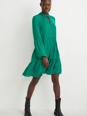 C&A Sukienka o linii A, Zielony, Rozmiar: 34
