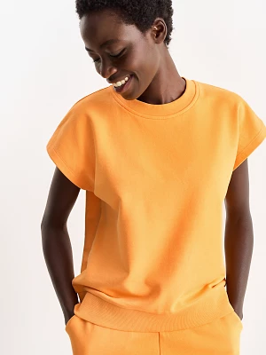 C&A T-shirt basic, Pomarańczowy, Rozmiar: M