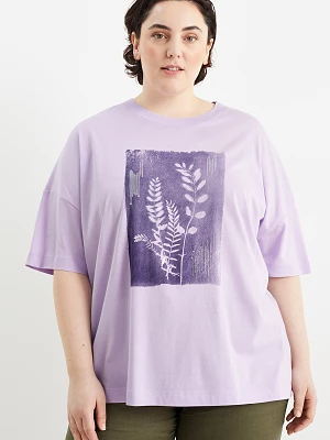 C&A T-shirt, Purpurowy, Rozmiar: XL