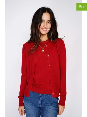 C& Jo 2-częściowy zestaw w kolorze czerwonym rozmiar: 36