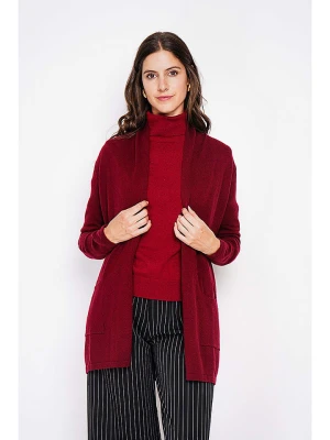 C& Jo Kardigan w kolorze bordowym rozmiar: 42