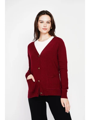 C& Jo Kardigan w kolorze bordowym rozmiar: 40