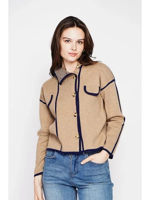 C& Jo Kardigan w kolorze karmelowym rozmiar: 40