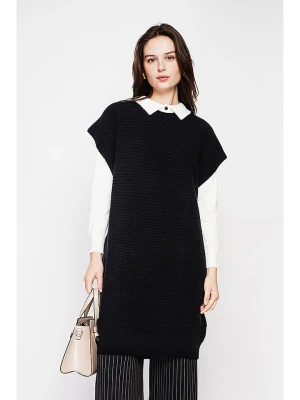 C& Jo Sukienka dzianinowa w kolorze czarnym rozmiar: 40