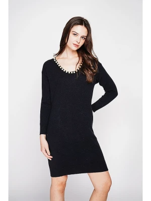 C& Jo Sukienka dzianinowa w kolorze czarnym rozmiar: 34